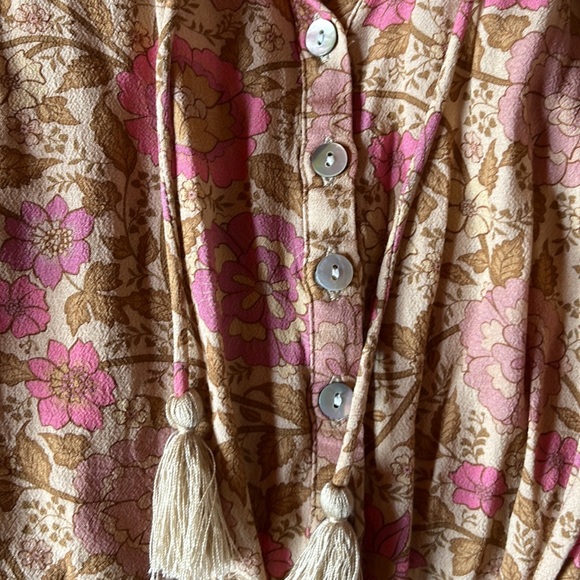 Spell Love Story Short Sleeve Blouse in Peach Blossom - Picture 15 of 15